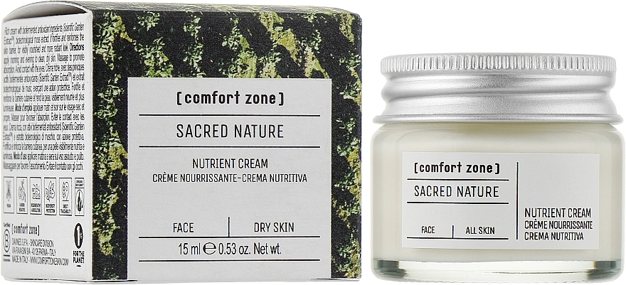 Comfort Zone Живильний крем для обличчя Sacred Nature Nutrient Cream (міні) - фото N2