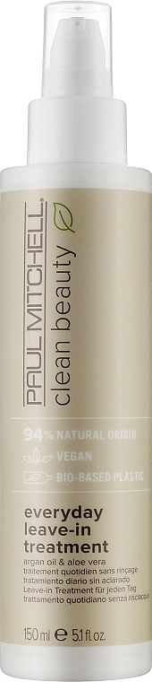 Paul Mitchell Кондиціонер незмивний, живильний Clean Beauty Everyday Leave-in Treatment - фото N1