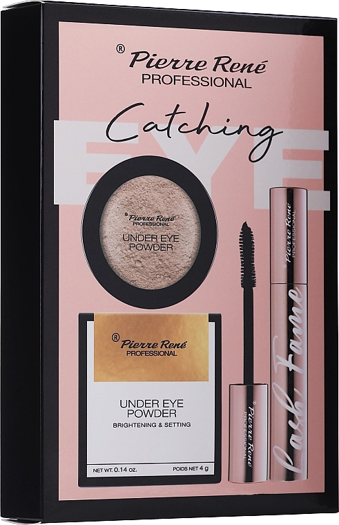 Pierre Rene Catching (mascara/10ml + eye/powd/4g) Набор для макияжа - фото N1