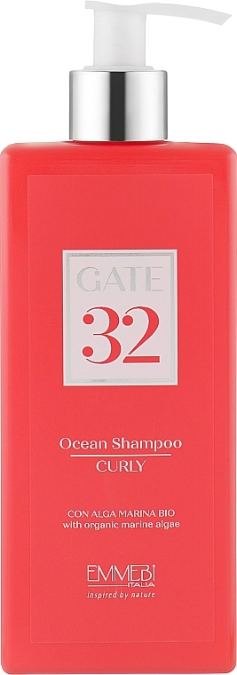 Emmebi Italia Шампунь для в’юнкого волосся Gate 32 Wash Ocean Shampoo Curly - фото N1