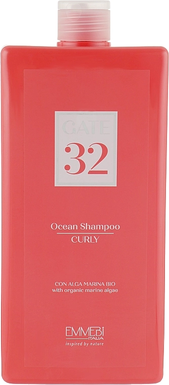 Emmebi Italia Шампунь для в’юнкого волосся Gate 32 Wash Ocean Shampoo Curly - фото N3