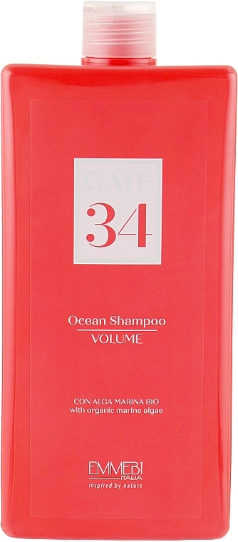 Emmebi Italia Шампунь для объема волос Gate 34 Wash Ocean Shampoo Volume - фото N3