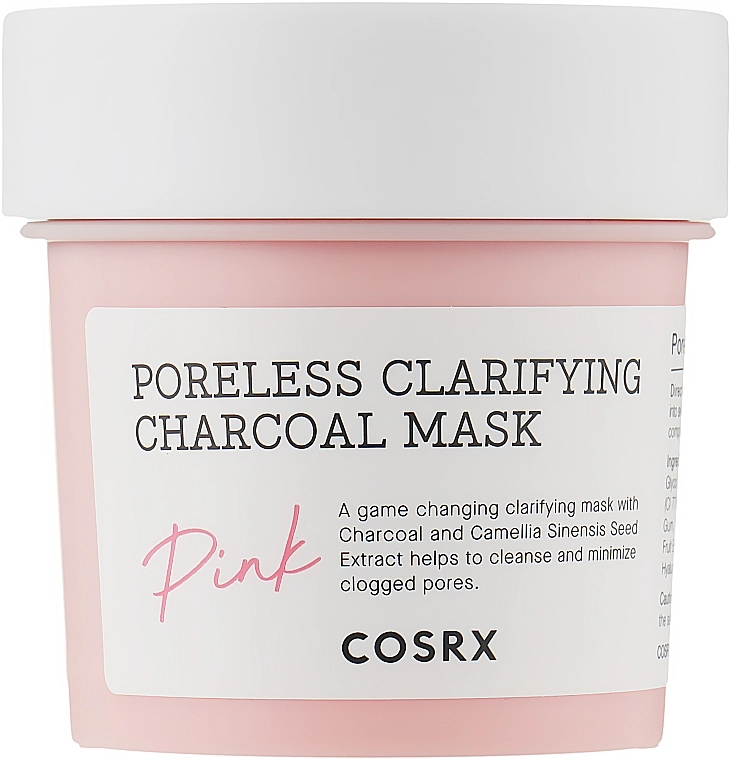 CosRX Очищающая маска для лица с углем Poreless Clarifying Charcoal Mask Pink - фото N1