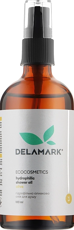 Delamark Гідрофільна олія для душу "Оливкова" De La Mark Hydrophilic Shower Olive Oil - фото N1