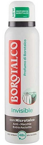 Borotalco Дезодорант-спрей для тіла, проти плям Invisible Microtalc Deodorant Spray - фото N1