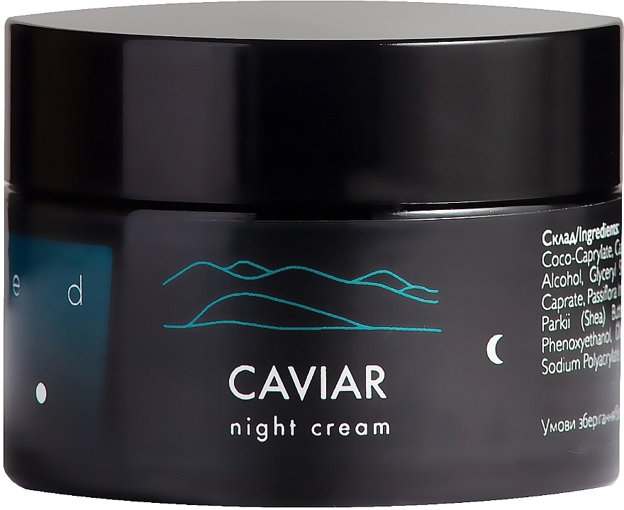 Ed Cosmetics Нічний крем для обличчя з екстрактом ікри Caviar Night Cream - фото N1