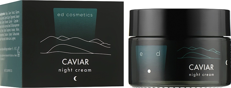 Ed Cosmetics Нічний крем для обличчя з екстрактом ікри Caviar Night Cream - фото N6