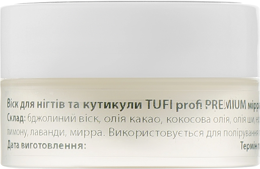 Tufi profi Віск для нігтів і кутикули "Мирра й іланг-іланг" Premium - фото N2