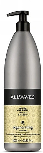 Allwaves Регенерирующий шампунь с ванилью и имбирем Regenerating Shampoo - фото N1