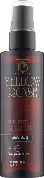 Yellow Rose Олія-активатор засмаги "Pink Shell" Sun Care Oil Spf10 Pink Shell - фото N1