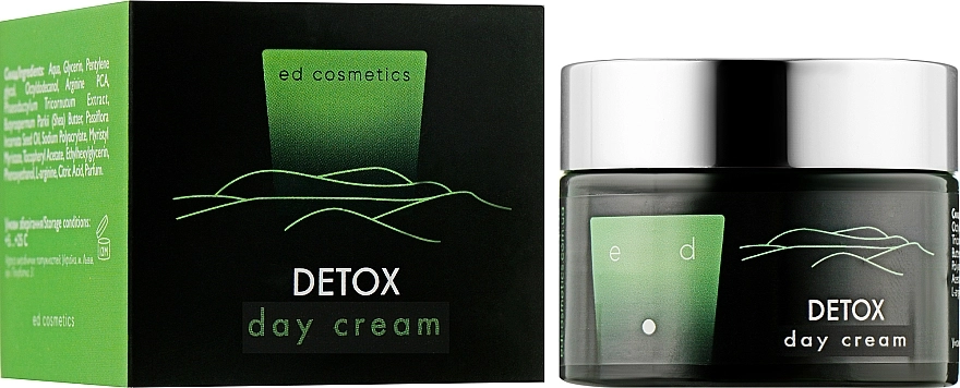 Ed Cosmetics Дневной крем для лица "Детокс" Detox Day Cream - фото N9