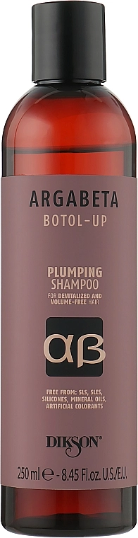 Dikson Шампунь-реконструктор для тонкого волосся Argabeta Botol Up Shampoo - фото N1
