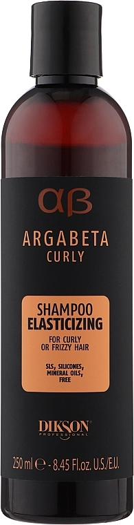 Dikson Шампунь для кучерявого волосся ArgaBeta Curly Shampoo Elasticizing - фото N1