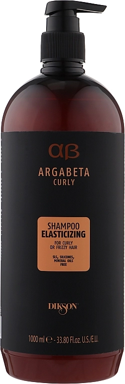 Dikson Шампунь для кучерявых волос ArgaBeta Curly Shampoo Elasticizing - фото N3