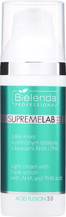 Bielenda Professional Легкий крем потрійної дії з кислотами АНА й РНА SupremeLab Acid Fusion 3.0 - фото N1