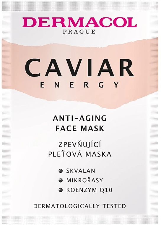 Dermacol Антивікова маска для обличчя Caviar Energy Anti-Aging Face Mask - фото N1