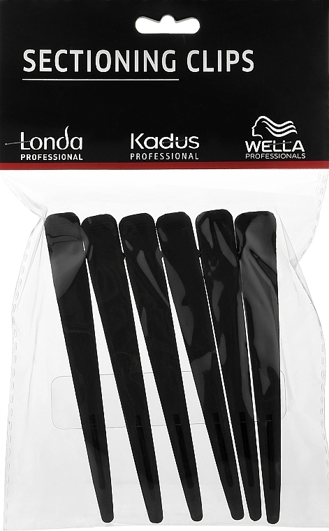 Wella Professionals Фиксаторы для волос черные, 6 шт. Hairclips - фото N1