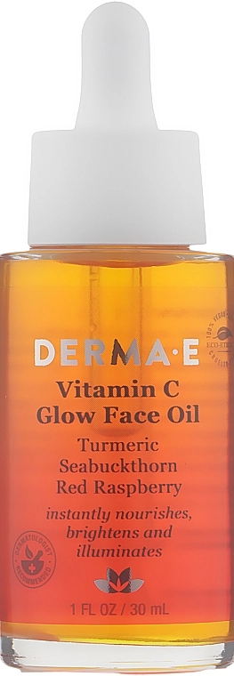 Derma E Масло для сияния кожи лица с витамином С Vitamin C Glow Face Oil - фото N1