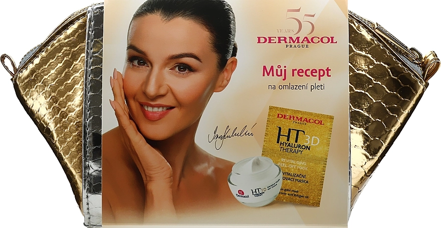 Dermacol Набір Hyaluron Therapy 3D(f/mask/15ml+f/cr/50ml) - фото N1