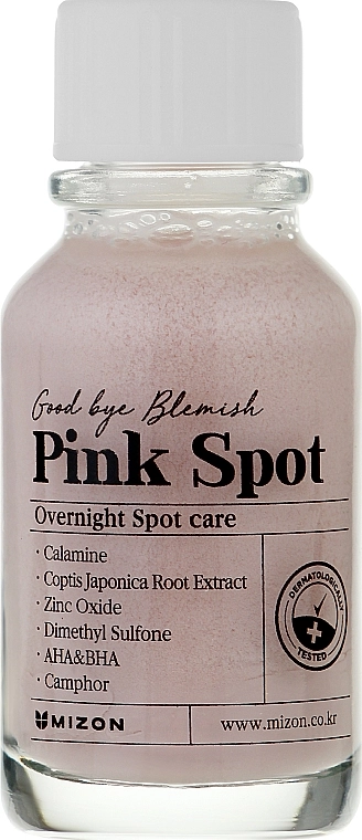 Mizon Ночная сыворотка от прыщей Pink Spot Good Bye Blemish Overnight Spot Care - фото N1