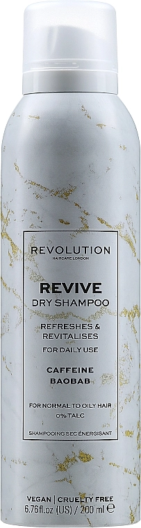Revolution Haircare Сухий шампунь для освіження й відновлення волосся Revolution Revive Refreshes & Revitalises Dry Shampoo - фото N1