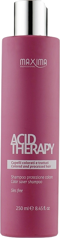 Maxima Шампунь для защиты цвета окрашенных волос Acid Therapy Shampoo - фото N1
