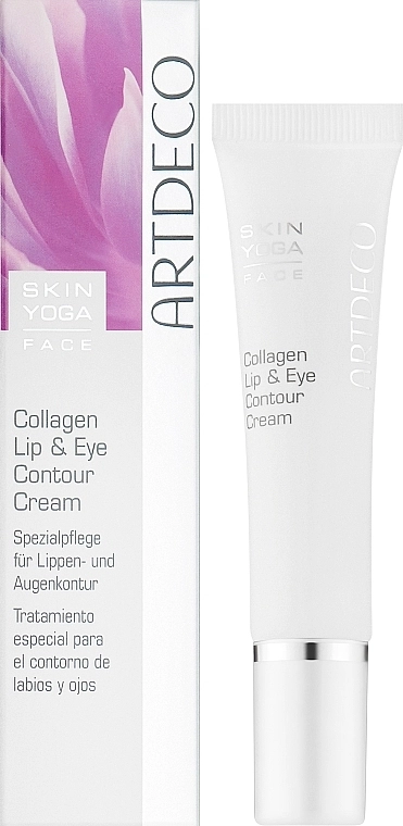Artdeco Крем для контуру очей і губ Skin Yoga Face Collagen Lip & Eye Contour Cream - фото N2