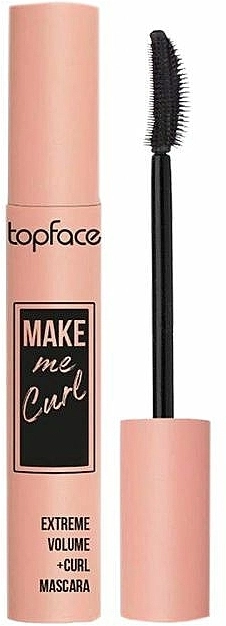 TopFace Make ME Curl Mascara Туш для вій "Об'єм і підкручування" - фото N1