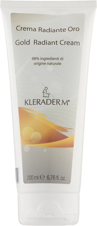 Kleraderm Крем для лица "Природное сияние" на основе золота Gold Radiant Cream - фото N4