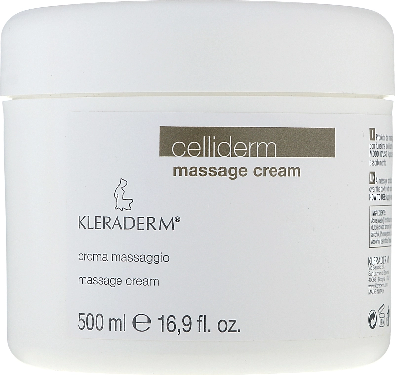 Kleraderm Крем масажний для тіла Celliderm Massage Cream - фото N1