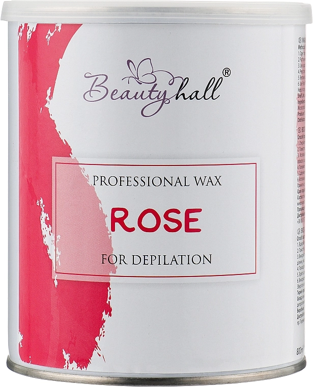 Beautyhall Воск для депиляции в банке "Розовый" Rosa Professional Wax - фото N3