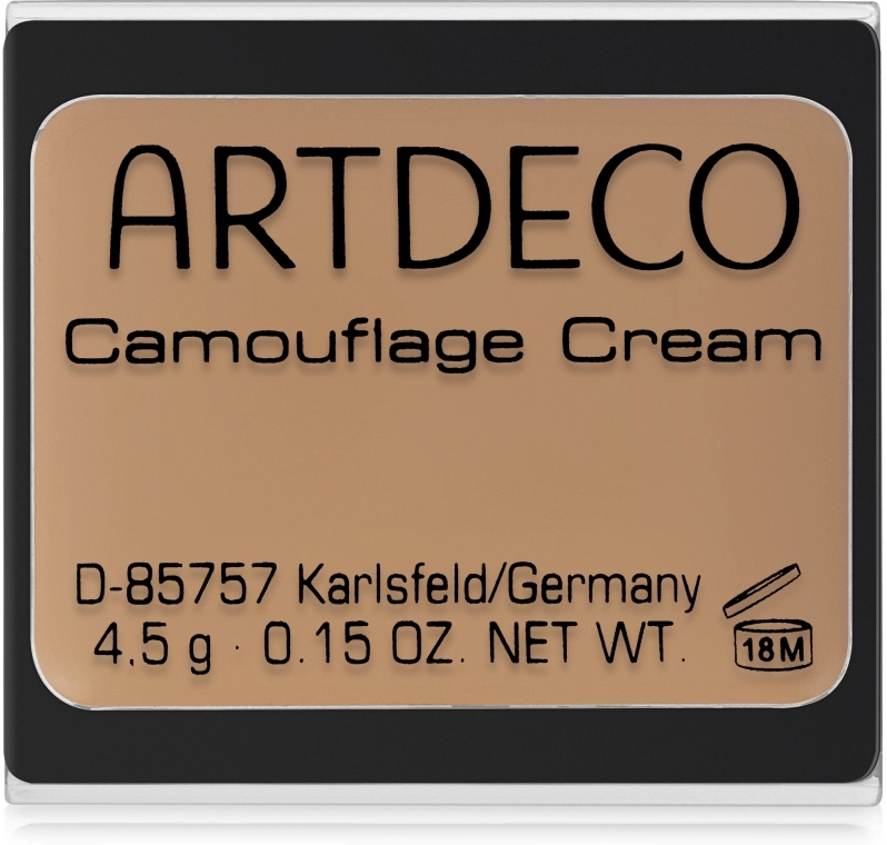 Водостойкий маскирующий крем-консилер - Artdeco Camouflage Cream Concealer, 01 - Neutralizing Green, 4.5 г - фото N1