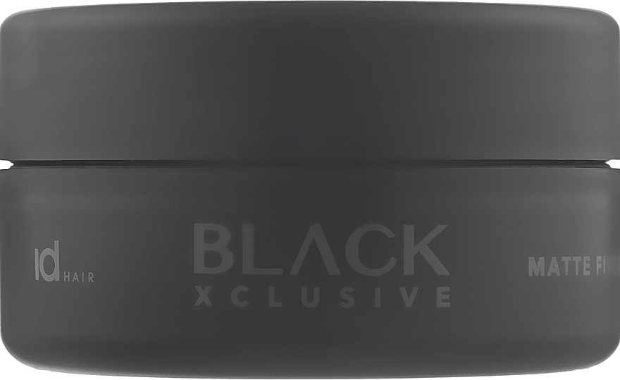 IdHair Матовый волоконный воск для коротких и средних волос Black Xclusive Matte Fiber Wax - фото N1