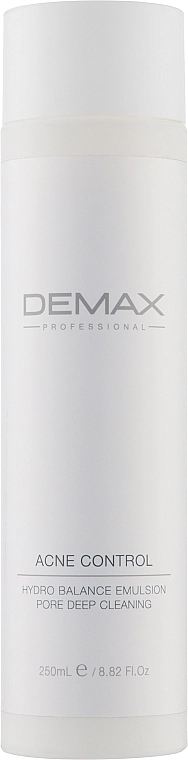 Demax Гидро-эмульсия для проблемной кожи Acne Control Hydro Balance Emulsion Pore Deep Cleaning - фото N1