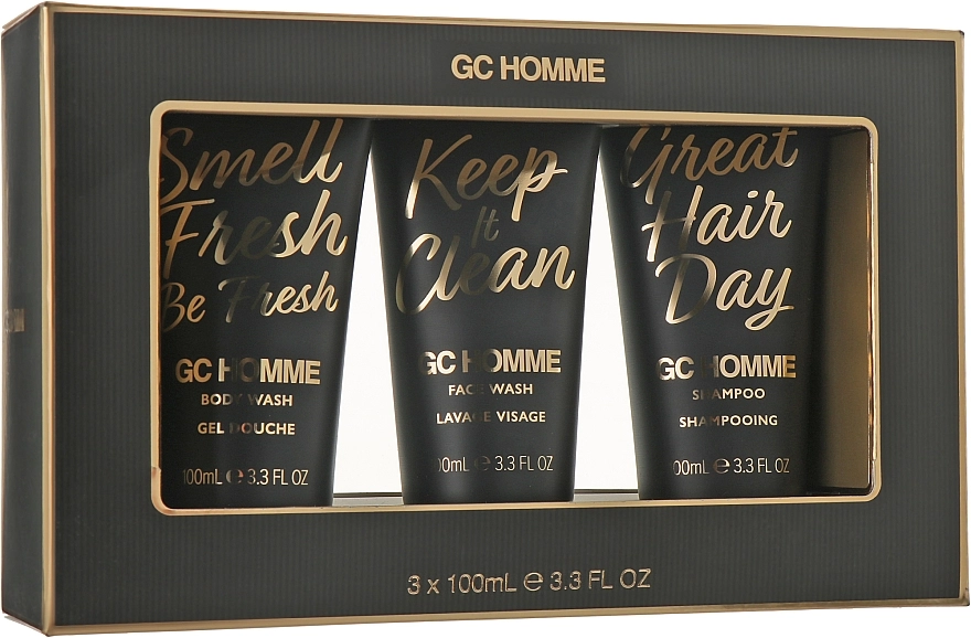 Grace Cole Набор GC Homme Confidence (sh/gel/100ml + shm/100ml + gel/100ml) - фото N1