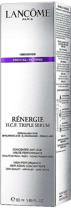 Lancome Високоефективний антивіковий концентрат потрійної дії Renergie H.C.F. Triple Serum - фото N2