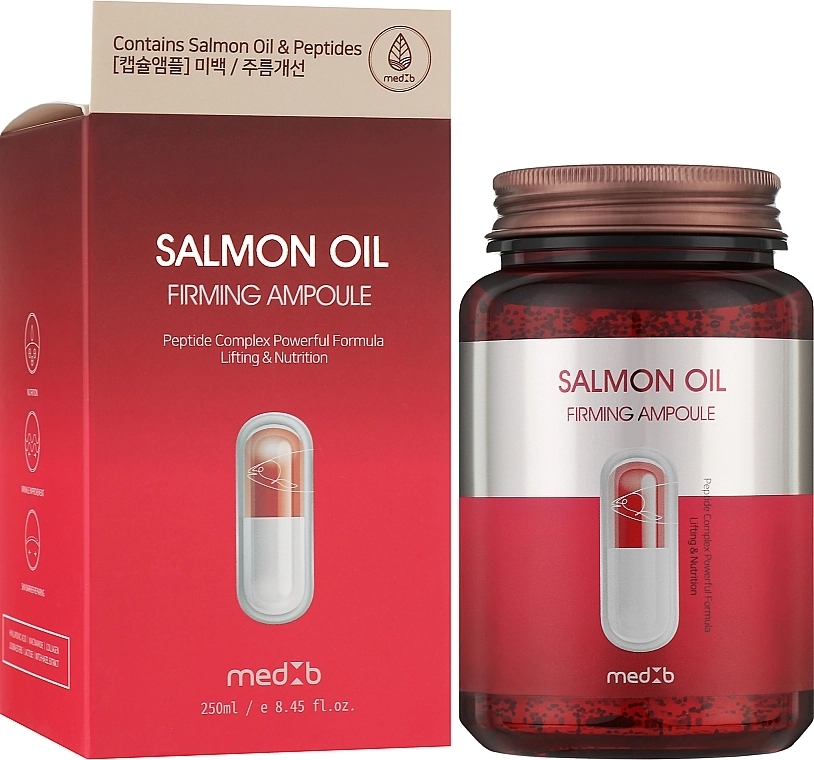 Med B Ампульный гель для лица с маслом лосося укрепляющий Salmon Oil - фото N2