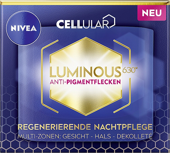 Nivea Крем для лица против пигментных пятен, ночной Cellular Luminous 630 - фото N2