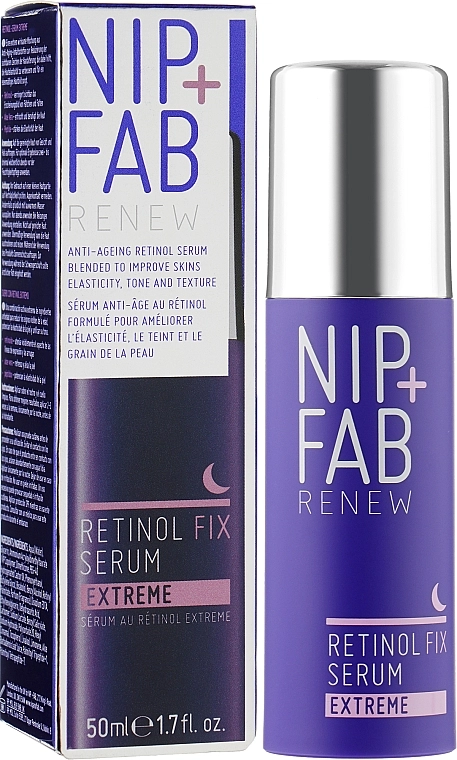 NIP + FAB Сыворотка для лица омолаживающая с ретинолом NIP+FAB Retinol Fix Serum Extreme - фото N2