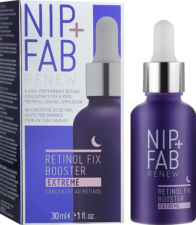 NIP + FAB Концентрат для лица омолаживающий, ночной с ретинолом Retinol Fix Booster Extreme - фото N2