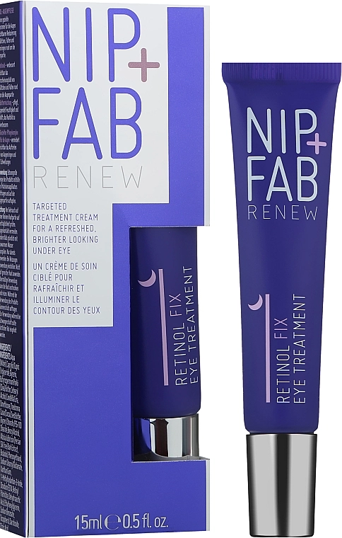 NIP + FAB Крем для кожи вокруг глаз омолаживающий, ночной с ретинолом Retinol Fix Eye Treatment - фото N2