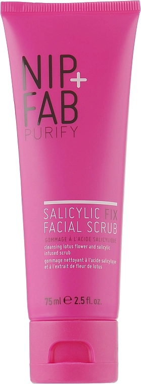 NIP + FAB Скраб для обличчя із саліциловою кислотою NIP+FAB Salicylic Fix Scrub - фото N1