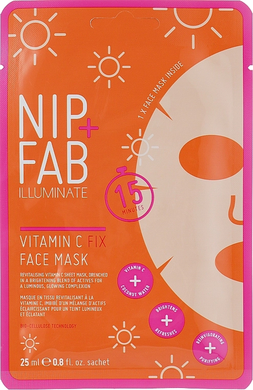 NIP + FAB Маска для лица с витамином С Vitamin C Fix Face Mask - фото N1