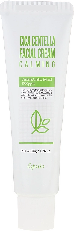 Esfolio Заспокійливий крем для обличчя Cica Centella Facial Cream - фото N1