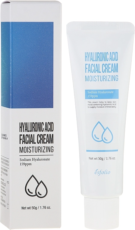 Esfolio Увлажняющий крем для лица Hyaluronic Acid Facial Cream - фото N2