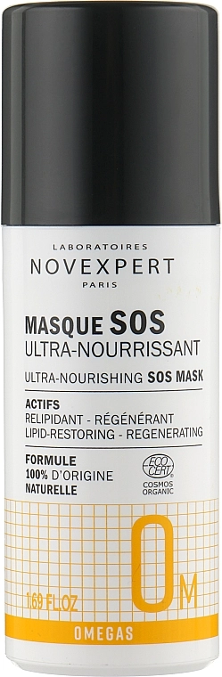 Novexpert Маска для ультраживлення шкіри Omegas Ultra-Nourishing SOS Mask - фото N1