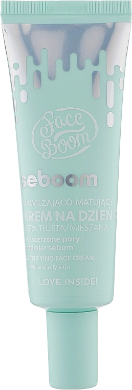 BodyBoom Увлажняющий и матирующий дневной крем для лица FaceBoom Moisturizing-Mattifying Face Cream - фото N2