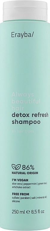 Erayba Шампунь для волосся глибоко очищувальний ABH Detox Refresh Shampoo - фото N1