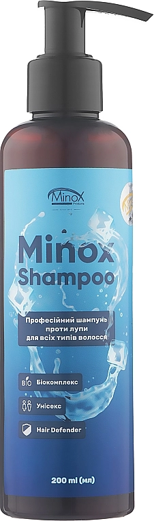MinoX Шампунь проти лупи для всіх типів волосся Shampoo - фото N1