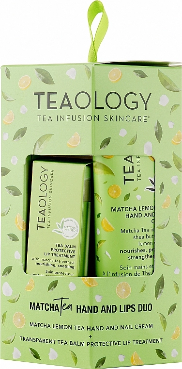 Teaology Набір Hands & Lip Duo Matcha Set (lip/balm/4g+h/cr/75ml) - фото N1